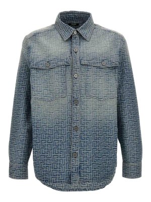 Balmain: シャツ - シャツ - ライトブルー