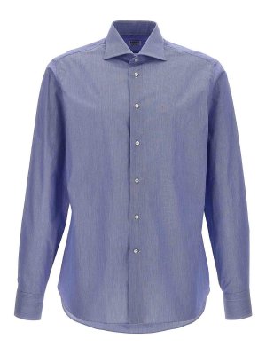 BORRIELLO NAPOLI: Chemises - Chemise - Bleu Clair
