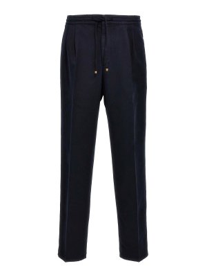 BRUNELLO CUCINELLI: カジュアルトラウザー - カジュアルパンツ - ブルー