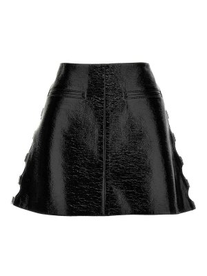 Givenchy Voyou Denim Mini Skirt - Black - Women | BW40UB5Y3P001