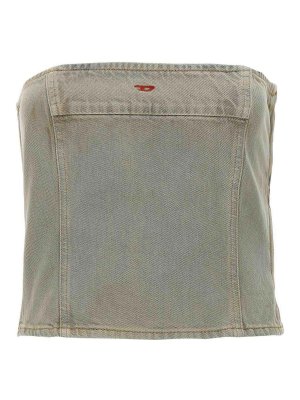 DIESEL: Top e canotte - Corsetto