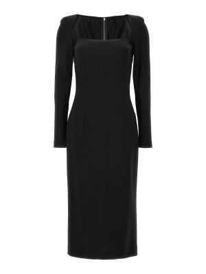 【送料&関税込】Dolce & Gabbana Milan Stitch Dress Dolce & Gabbana Milan Stitch Dress - Black | F6ARTTFUGN7N0000