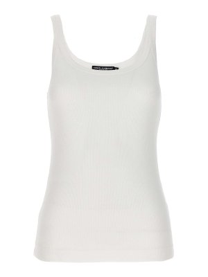 DOLCE & GABBANA: Tops und Tank Tops - Top - Weiß