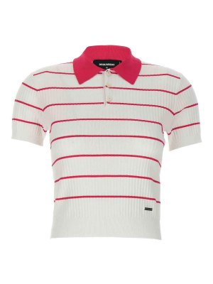 Tシャツ・カットソー MISSONI Woman Polo Shirt Multicolor DS24WN0DBK038J SM9EZ Women's Clothing: Elegant and Iconic | Missoni