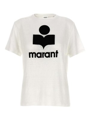 Isabel Marant Etoile: Tシャツ - Tシャツ - 白