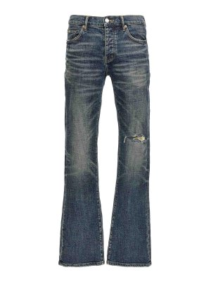 PURPLE BRAND: straight leg jeans - 1 Year Dirty Fade Jeans