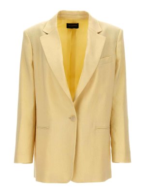 Jil Sander Single-Breasted Blazer - Yellow | J02BN0153J65005341