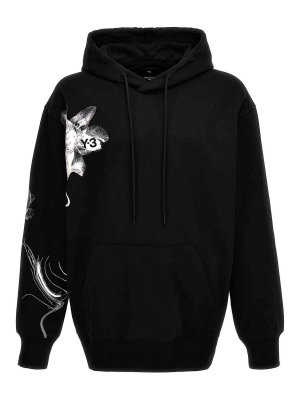 Bluemarble Hoodie - Black - Men | HO01FL05A24BLKBLACK