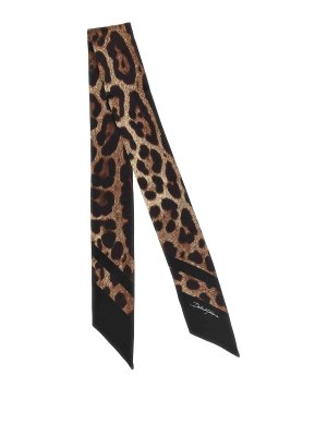 DOLCE & GABBANA: Stoles & Shawls - Animal Bandeau