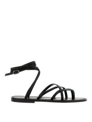 N°21 Women Sandals 21ESP01660166 N001 BLACK N°21 Logo sandals - Black - Women | 21ESP01660166N001