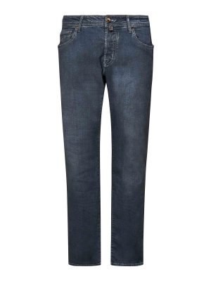 JACOB COHEN: skinny jeans - Slim Fit Low-Waisted Jeans