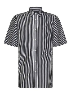 Maison Margiela: shirts - Striped Cotton C Shirt