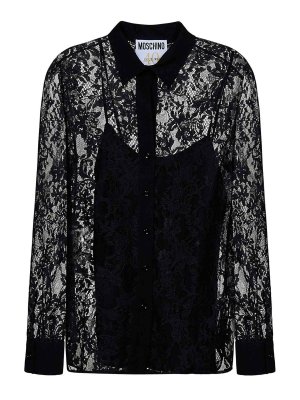 MOSCHINO: shirts - Lace Shirt