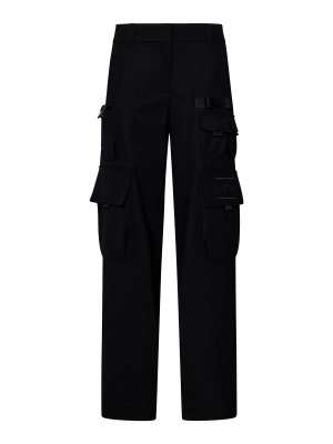 パンツ PALM ANGELS 'Logo Tape' pants Black  PWHG021F24KNI0011010 Palm Angels logo-tape Trousers | Black | FARFETCH
