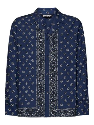 Palm Angels: Chemises - Chemise - Bleu