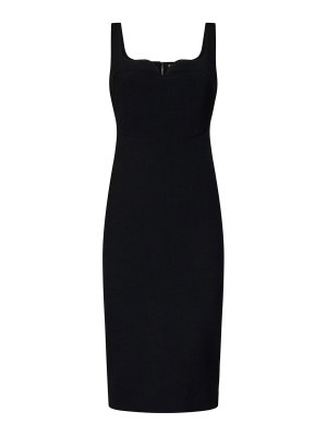 VIP【関税送料無料】希少 SACAI BLACK MINI DRESS Black Poplin & Knit Minidress by sacai on Sale