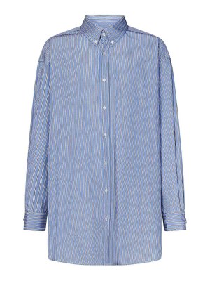 Maison Margiela: camicie - Camicia Oxford Lunga