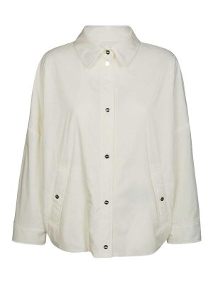 ジャケット THOM BROWNE Women Jackets FJT316AF0517100 White Thom Browne Windbreaker - White - Women | FJT316AF0517100