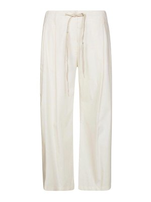 Pinko White montano pants frontal zip and - White