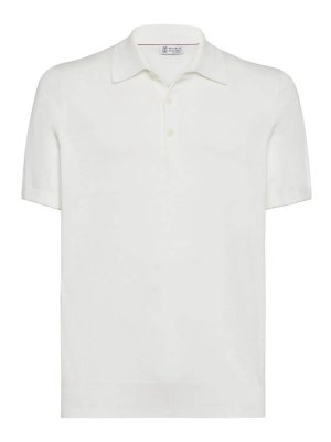 BRUNELLO CUCINELLI: Polos - Polo - Blanco