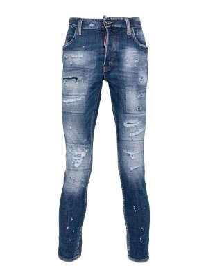DSQUARED2: Bootcut - Bootcut Jeans - Dunkelblau