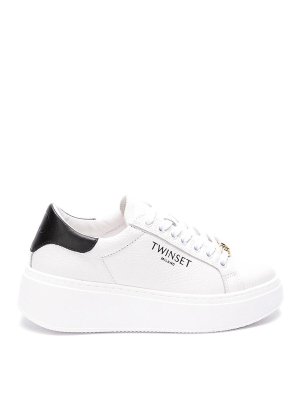 TWINSET: Chaussures de sport - Baskets - Blanc