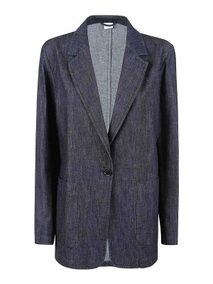 ASPESI: Vestes de costume - Blazer - Foncé Délavé