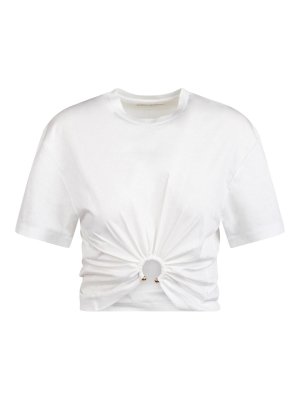 PACO RABANNE: t-shirts - T-Shirt With Curled Detail