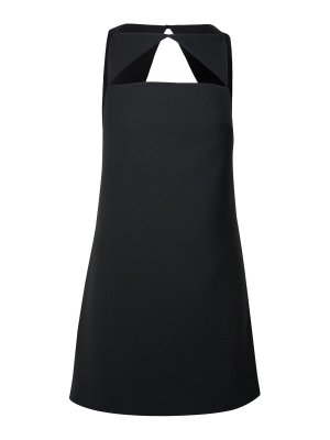 VERSACE: Knielange Kleider - Knielanges Kleid - Schwarz
