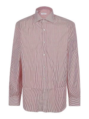 Thom Browne Two-tone cotton shirt - Grey - Men | MWL301OF0525035