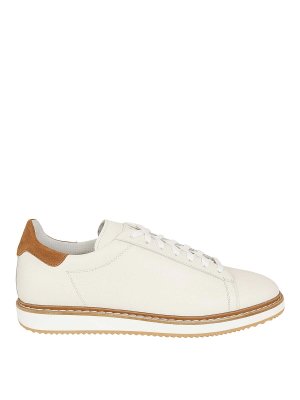 BRUNELLO CUCINELLI: Chaussures de sport - Baskets - Blanc