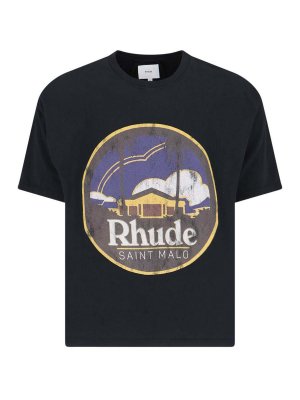 【人気！】Rhude ブラック Flag Tシャツ Rhudeのブラック Flag Tシャツがセール中