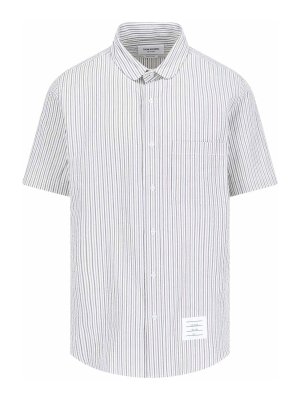 THOM BROWNE: shirts - Striped shirt