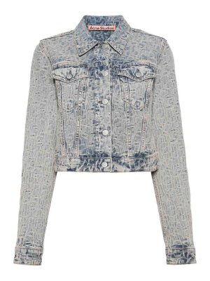 Acne Studios: Vestes en denim - Veste En Jean - Bleu