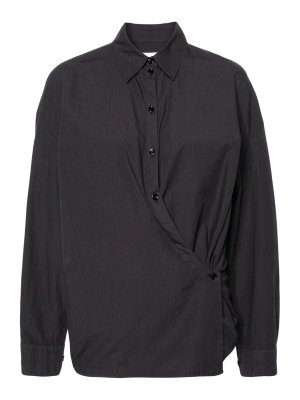 LEMAIRE: shirts - Straight Collar Twisted Shirt