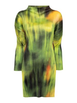 PLEATS PLEASE ISSEY MIYAKE: Maxikleider - Maxikleid - Bunt