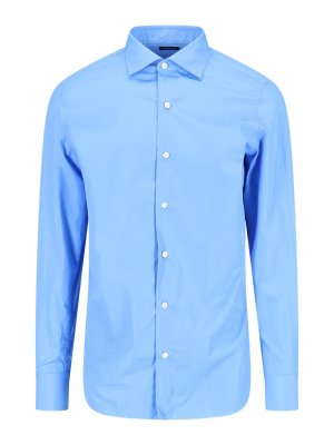 FINAMORE 1925: camicie - Camicia Slim azzurra
