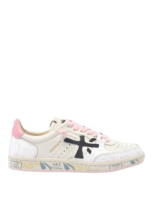 PREMIATA: trainers - White Basket Clayd Sneakers