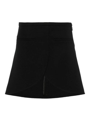 ミニスカート GIVENCHY Women Mini Skirts BW40UB5Y3P 001 Black Givenchy Givenchy Woman Black Denim Mini Skirt | luosophy