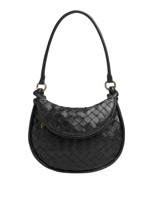 BOTTEGA VENETA: クロスボディバッグ - クロスボディバッグ - 黒