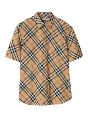 BURBERRY: shirts - Check shirt