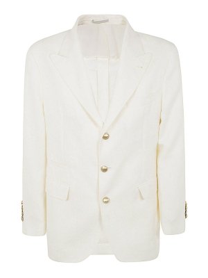 BRUNELLO CUCINELLI: Blazer - Blazer - Weiß