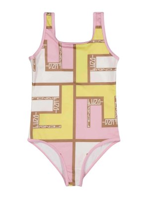 One piece Burberry Zippered swimsuit in Archive Beige 8026512