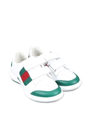 GUCCI: trainers - Leather sneakers