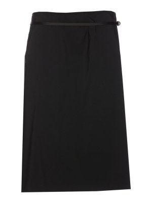スカート GIVENCHY FW25 Givenchy Cotton Midi Skirt (BW40Z9516F 420) Mid-length skirt in washed denim in - medium blue | Givenchy ES