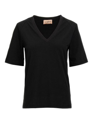 Majestic Filatures Striped Linen Blend Boat-Neck T-Shirt