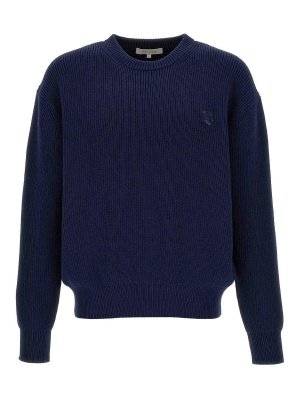 MAISON KITSUNÉ: crew necks - Bold Fox Head Sweater