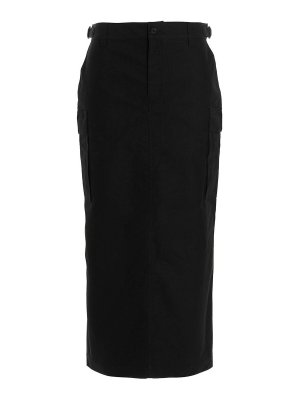 WARDROBE.NYC: Knee length skirts & Midi - Cargo midi skirt