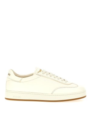 Burberry Box Leather Sneakers - Nude & Neutrals - Women