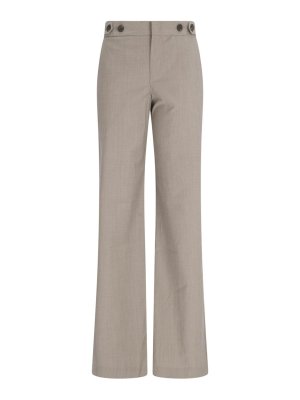 EUDON CHOI: casual trousers - Hight waisted pants
